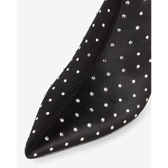 EXPRESS ~Rhinestone Pointed Heel Booties (NWT) - Picture 2 of 12